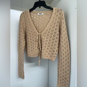 Tilly's Tan Knit Cardigan